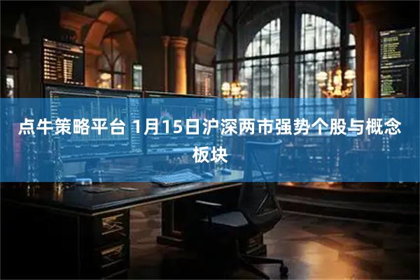 点牛策略平台 1月15日沪深两市强势个股与概念板块