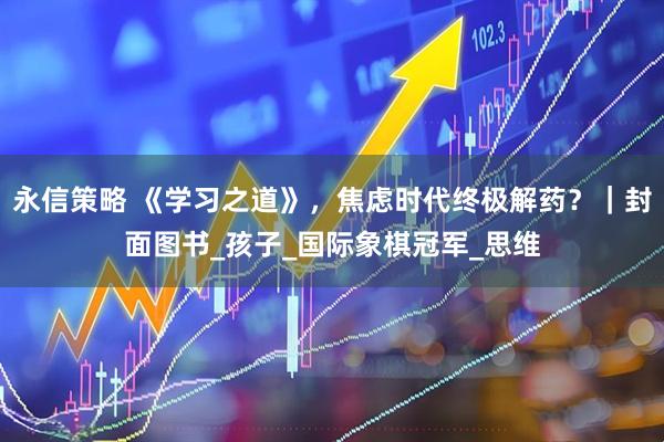 永信策略 《学习之道》，焦虑时代终极解药？｜封面图书_孩子_国际象棋冠军_思维